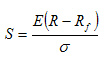 Sharpe Ratio