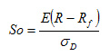 Sortino Ratio