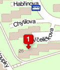 Doc. Ing. Pavel Legát, CSc. - mapa sídla (klikněte na obrázek pro detaily)