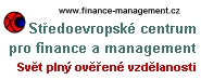 Středoevropské centrum pro finance a management - Svět oveřené vzdělanosti - Klikňete zde a dozvíte se více